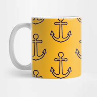 Blue Anchor  - Anchor tank - Beach tank Mug